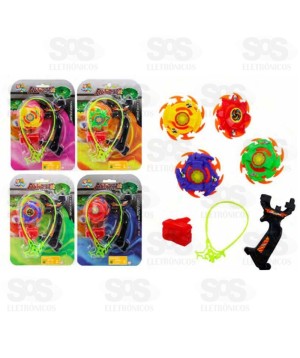 Beyblade Pião Ciclone Toy King TK-2024