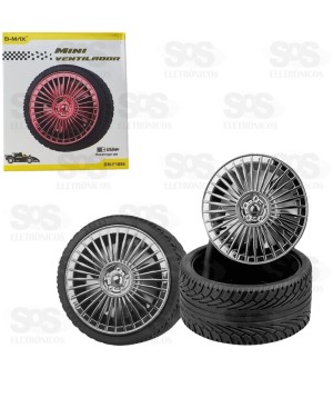 Mini Ventilador Pneu Recarregável B-max BM-F1086