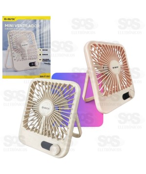Mini Ventilador Com Display Digital B-max BM-F1091