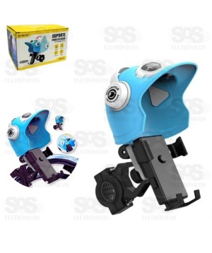 Suporte Celular e GPS Moto e Bike Capacete B-max bmg-05