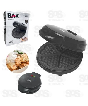 Máquina de Waffle Coração 800W 127V BAK-WAF800-127
