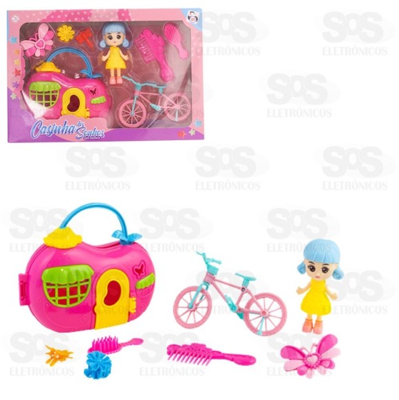 Maletinha Boneca e  Acessórios Pica pau 4063