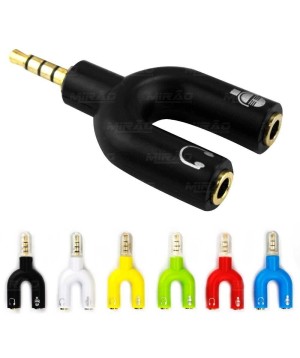 Adaptador P3 Para Fone E Microfone X-cell XC-ADP-12