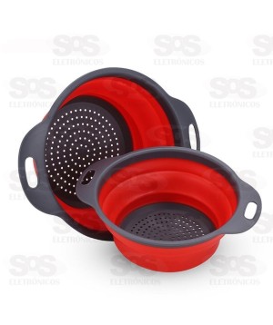 Escorredor Retrátil Silicone 23,5X8,5Cm Caerus 2585