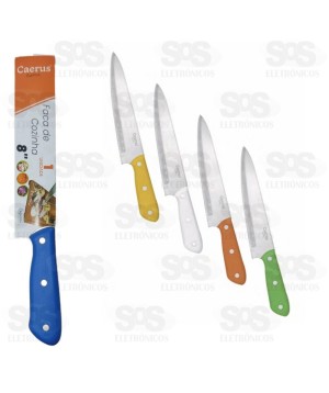 Faca de Cozinha Em Aço Inox 8 Caerus CRS-2930