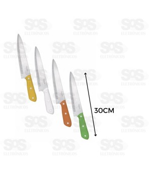 Faca de Cozinha Em Aço Inox 8 Caerus CRS-2930