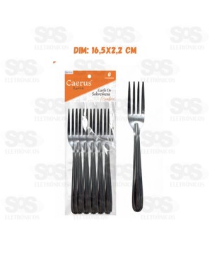 Kit Jogo De Garfo De Sobremesa 6 Unidades crs-2602
