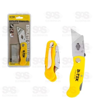 Estilete Profissional Dobrável B-Tek BT-323