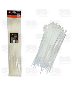 Abraçadeira De Nylon 3,6X400mm 100 Unidades TRY-0072