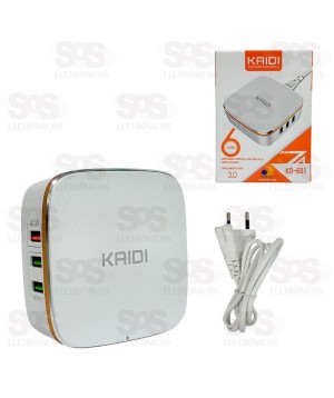 Hub USB 6 Portas 35W Auto-ID Kaidi KD-601