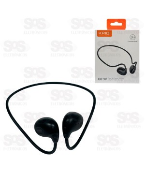 Fone De Ouvido Sem Fio Esportivo Condução Óssea Bluetooth Kaidi KD-907