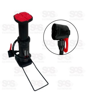 Bomba De Ar Manual Bico Duplo TroyaTools TRY-0052