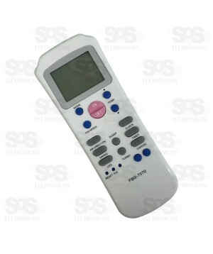 Controle Remoto Para Ar Condicionado Carrier FBG-7070