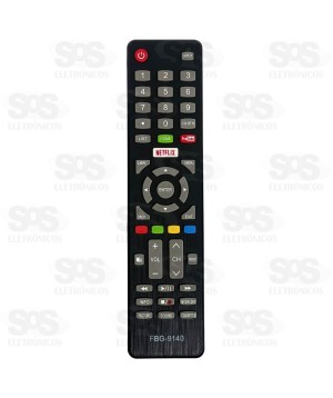 Controle Remoto TV Cobia Youtube/Netflix FBG-9140