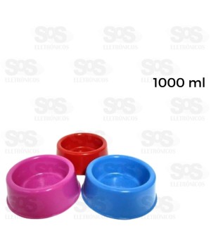 Comedouro Clássico para Pets 1000ml Pet Toys 1847