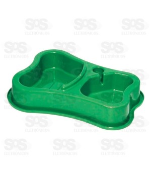 Comedouro Para Pet Com Suporte Para Garrafa