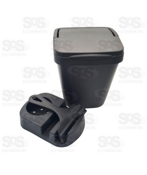 Kit Pia Com Lixeira Rodinho e Supote Preto 361