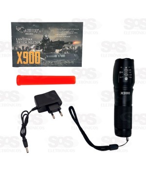 LLanterna Tática Militar Com Sinalizador Caerus CRS-X900