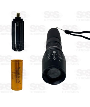 LLanterna Tática Militar Com Sinalizador Caerus CRS-X900