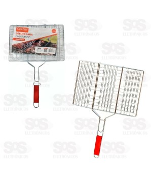 Grelha Para Churrasco 34x23CM Caerus CRS-2316