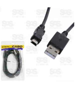 Cabo Mini USB V3 Com 1,50 metros B-max 8664