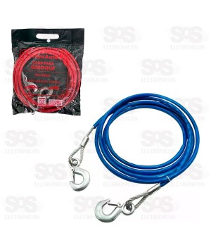 Cabo Para Reboque 4 Metros 3000Kg TroyaTools TRY-0022