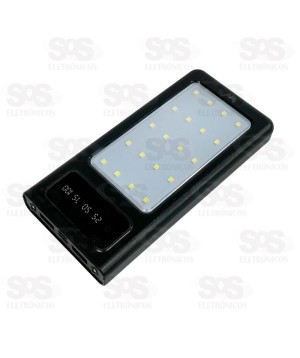 Carga Extra 10.000mAh Com Painel e Luminária Altomex AL-789
