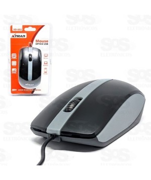 Mouse Óptico USB 1600 DPI Xtrad XD-602