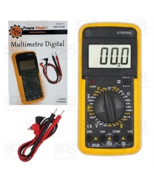 Multímetro Digital Profissional Troya Tools TRY-9120