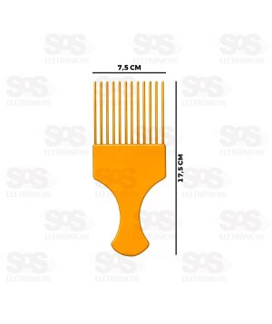 Pente Afro Com Dentes Finos Santa Clara 3785