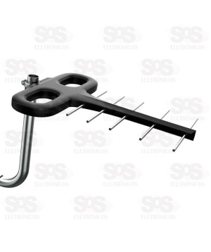 Antena Externa Digital 32Dbi Exbom AN-K8100F