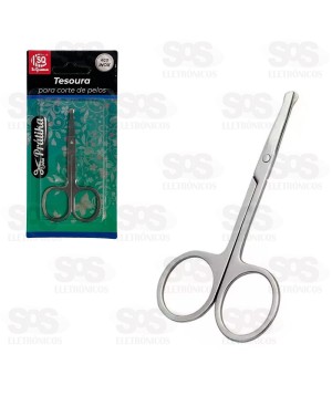Tesoura Para Cortar Pelos Ponta Redonda SQ-3716