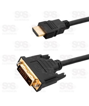 Cabo DVI Para HDMI 3 Metros It-Blue LE-6626-3M