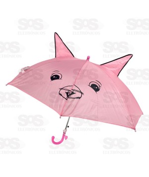 Guarda Chuva Orelhinhas Com Apito 78CM FBG-4227