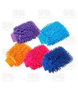 Luva de Microfibra Para Limpeza X-Cell XC-PN-02