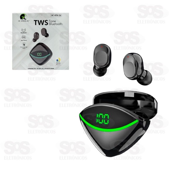 Fone De Ouvido Sem Fio Bluetooth X-Cell XC-BTH-56