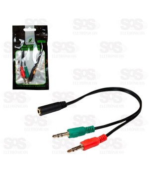 Cabo Adaptador Para Headset 20CM XC-ADP-21