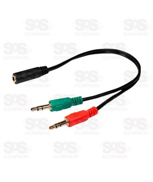 Cabo Adaptador Para Headset 20CM XC-ADP-21