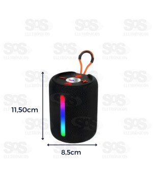 Caixa de Som 30W Bluetooth e LED Altomex AL-8382