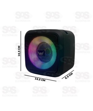 Caixa De Som 10W Com Suporte De Celular Altomex AL-8450