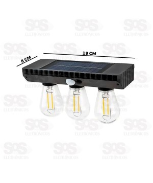Luz de Parede Luminária Solar Com Sensor Altomex AL-B1291