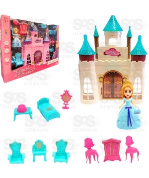 Castelo dos Sonhos de Princesa com 13 Acessórios Polibrinq CA001