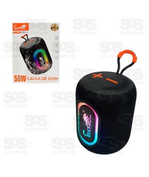 Caixa De Som 50W Proteção IPX5 Eletromex EL-1109