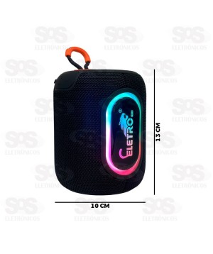 Caixa De Som 50W Proteção IPX5 Eletromex EL-1109