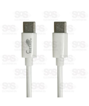 Cabo Type C 100W 1 Metro Eletromex EL-3123-CC