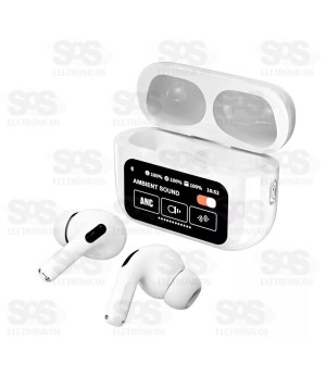 Fone de Ouvido Bluetooth Com Painel Touch Eletromex J-60 Pro