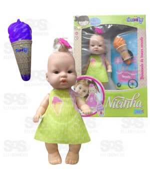 Boneca Nicinha Ice Nova Toys 1173