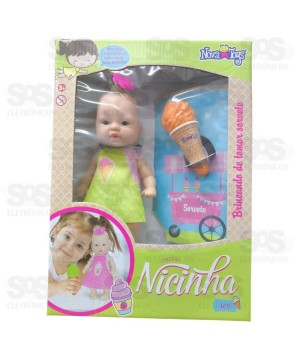 Boneca Nicinha Ice Nova Toys 1173
