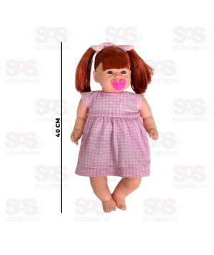 Boneca Mazinha Baby Ruiva Nova Toys 1180
