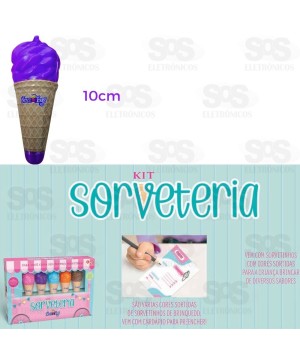 Kit Sorveteria 5 Sorvetinhos Nova Toys 1186